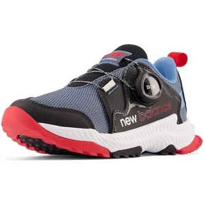 New Balance Unisex-Child Dynasoft Trail Magic V1 Boa Running Shoe(Nb Navy/Team Red)