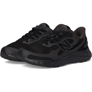New Balance Unisex-Child Fresh Foam Arishi V4 Tiralux Bungee(Black/Black Cement)