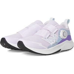 New Balance Unisex-Child FuelCore Reveal V4 Boa(Milk Violet/Frosted Glass/Violet Crush)