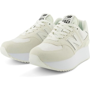 New Balance Women’s 574+ Running Shoes(Sea Salt/Black)