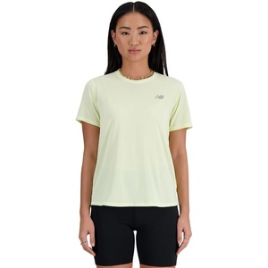 New Balance Women’s Athletics T-shirt(Lime Light Heather)