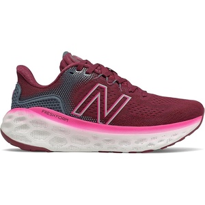 New Balance Women’s Fresh Foam More V3 Running Shoe(Garnet/Pink Glo)