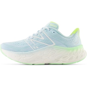 New Balance Women’s Fresh Foam X More V4 Running Shoe(Blue/Green Aura/White)