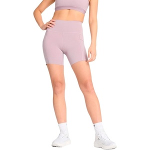 New Balance Women’s Nb Sleek Pocket High Rise Short 6″(Ice Wine)