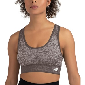 New Balance Women’s New Balance Seamless Sports Bra(Brown)