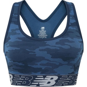 New Balance Women’s New Balance Seamless Sports Bra(Camo Vintage Indigo)