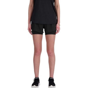 New Balance Women’s Rc 2-in-1 Short 3″(Black)