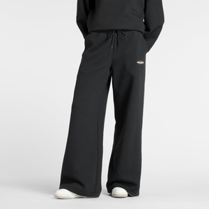 New Balance Women’s Reimagined Fleece Wide Leg Pant(Black)