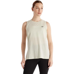 New Balance Women’s Sport Essentials Heathertech Tank(Natural Mint Heather)