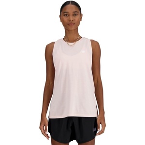 New Balance Women’s Sport Essentials Heathertech Tank(Quartz Pink Heather)