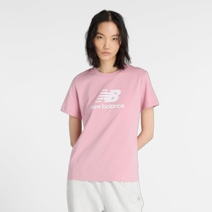 New Balance Women’s Sport Essentials Jersey Logo T-Shirt(Pink Taffy)