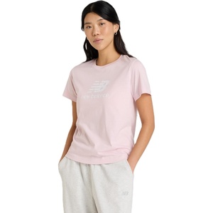 New Balance Women’s Sport Essentials Jersey Logo T-Shirt(Rose Sugar)