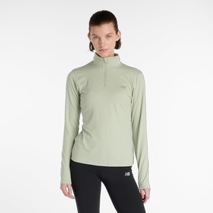 New Balance Women’s Sport Essentials Space Dye Quarter Zip(Garter Snake)