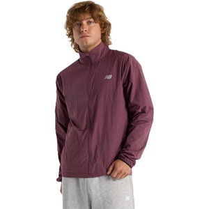 New Balance mens Athletics Packable Jacket(Faded Plum)