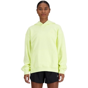 New Balance womens Athletics French Terry Hoodie(Limelight)