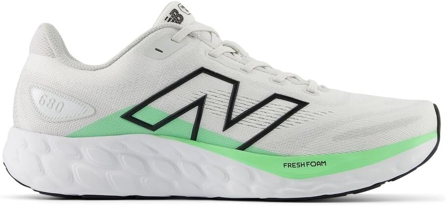 image:imageNew Balance Mens Fresh Foam 680 V8ReflectionGrey MatterElectric Jade