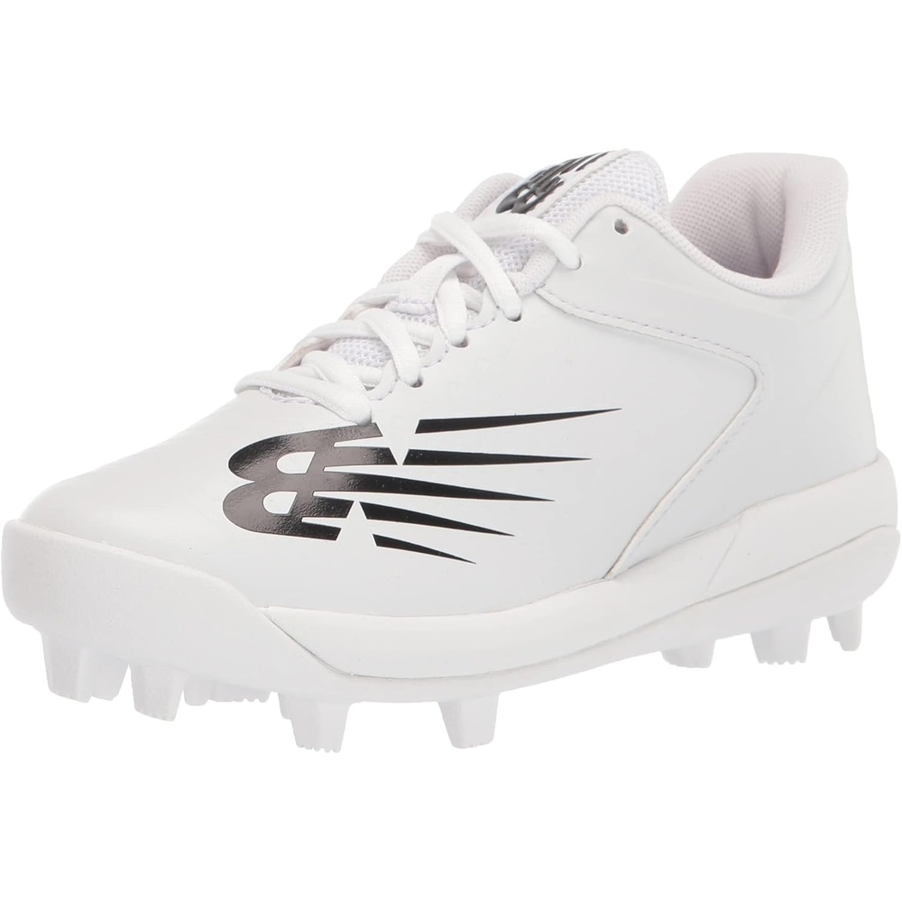 image:imageNew Balance Kids 4040 V6 Molded Baseball ShoeWhiteBlack