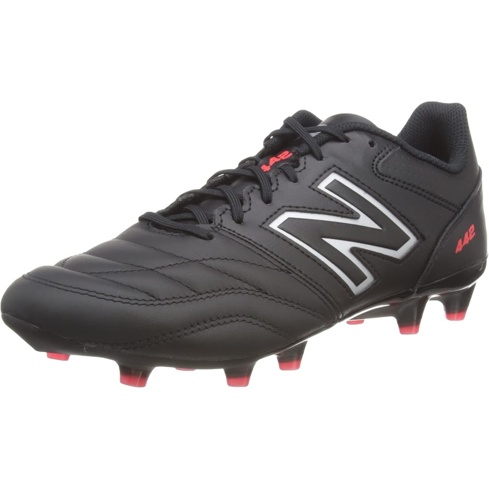image:imageNew Balance Mens 442 V2 Team FG Soccer ShoeBlackWhiteRed