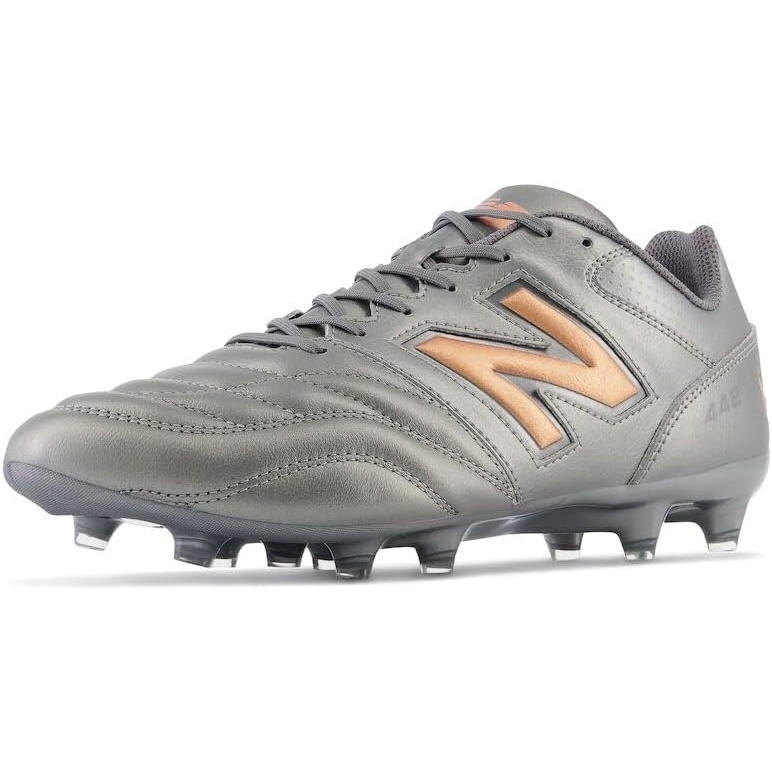 image:imageNew Balance Mens 442 V2 Team FG Soccer ShoeSilverGraphiteCopper
