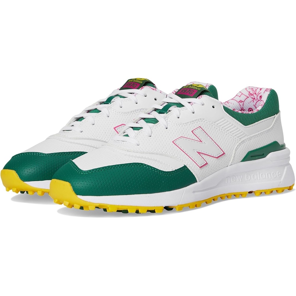 image:imageNew Balance Mens 997 Spikeless Golf ShoeWhiteMulti
