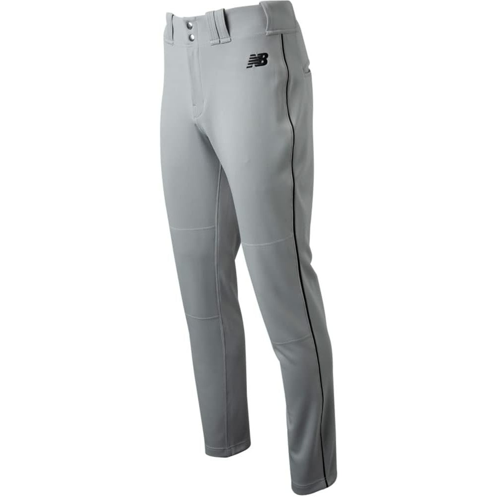 image:imageNew Balance Mens Adversary 20 Piped Tapered Baseball Pant GreyBlack S
