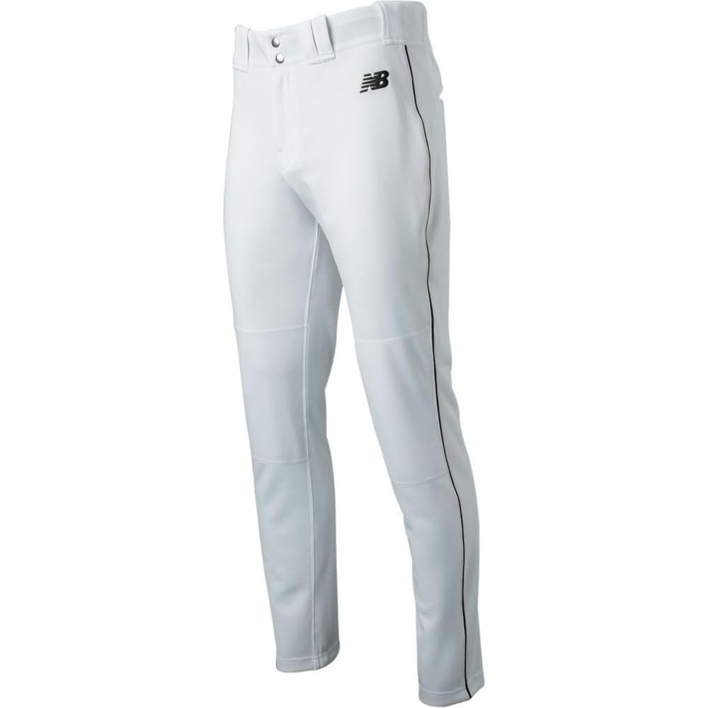 image:imageNew Balance Mens Adversary 20 Piped Tapered Baseball Pant WhiteBlack L