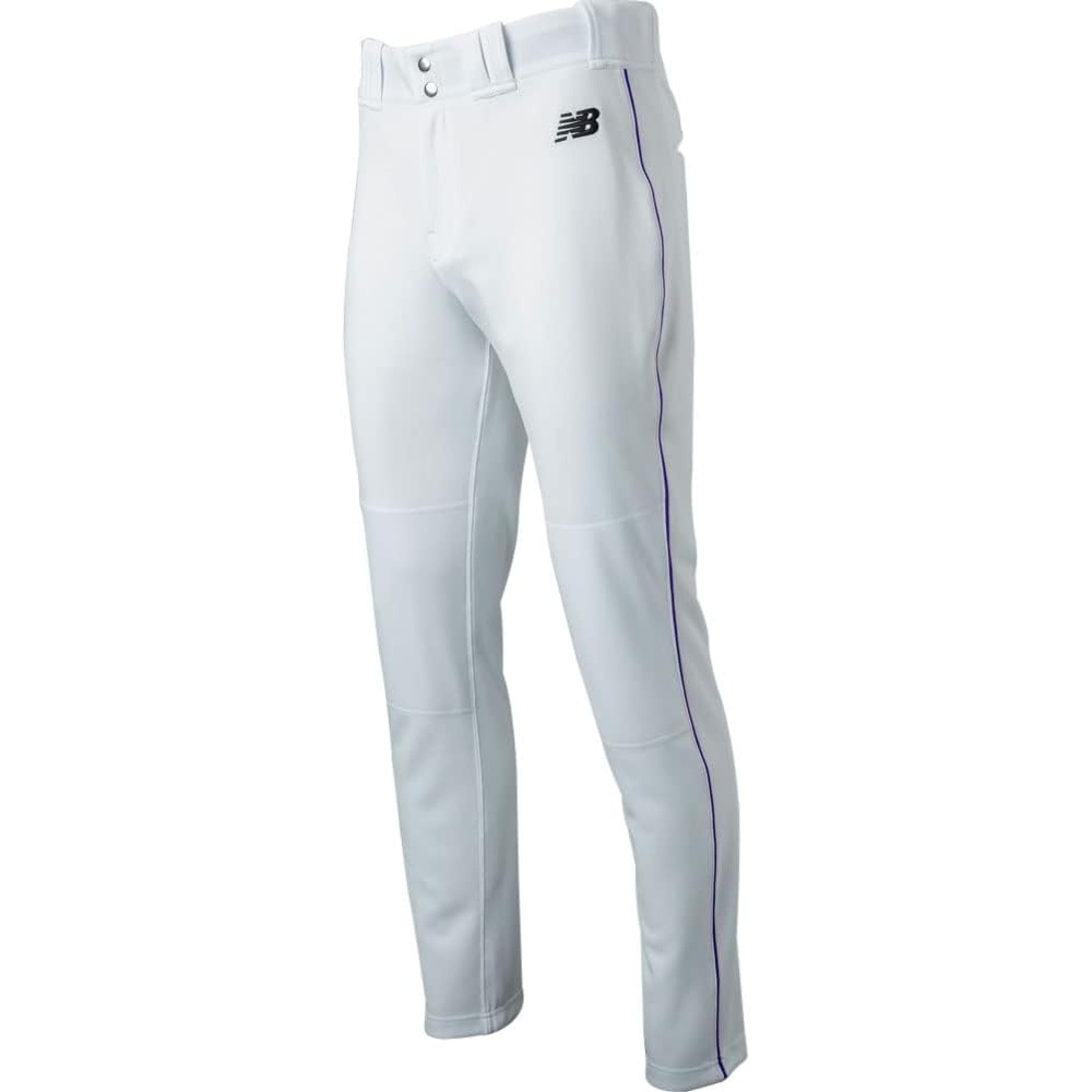 image:imageNew Balance Mens Adversary 20 Piped Tapered Baseball Pant WhiteBlue L