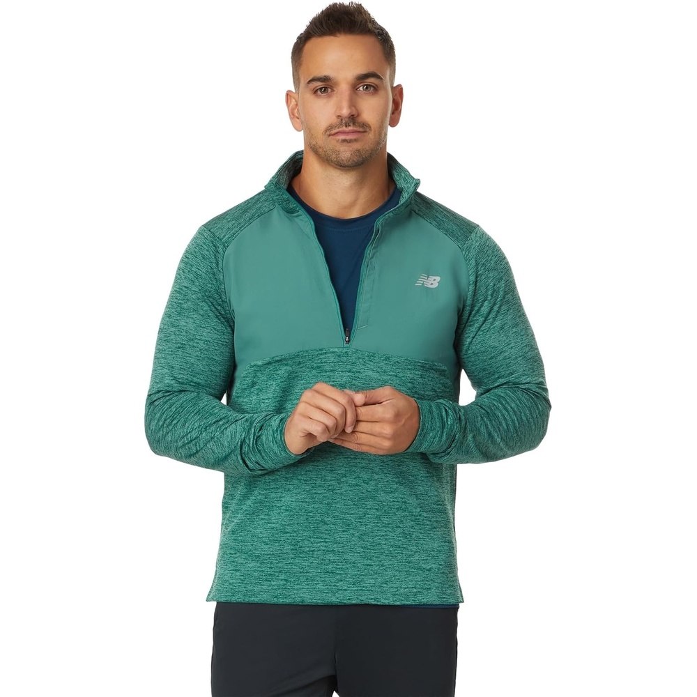 image:imageNew Balance Mens Athletics Heat Grid 12 ZipNew Spruce
