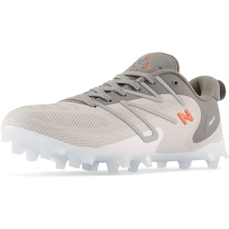 image:imageNew Balance Mens FreezeLX V4 Lacrosse ShoeGreyWhiteWhite