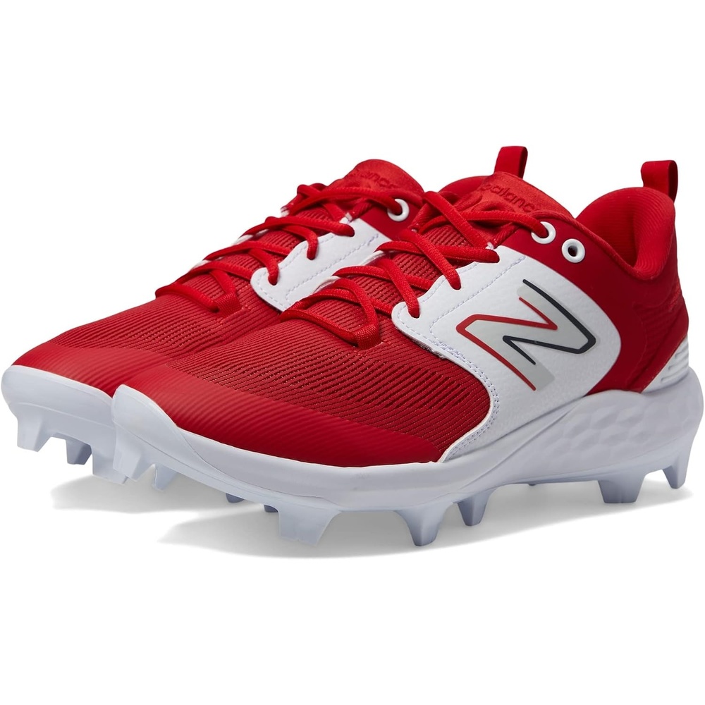 image:imageNew Balance Mens Fresh Foam 3000 V6 Molded Baseball ShoesRedWhite