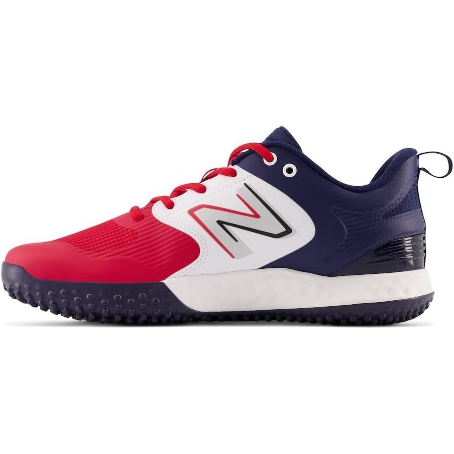 image:imageNew Balance Mens Fresh Foam 3000 V6 TurfTrainer ShoesTeam RedWhiteTeam Navy