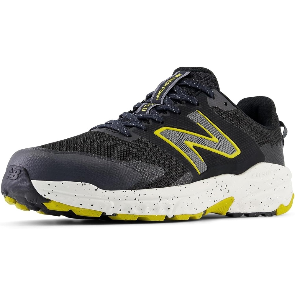 image:imageNew Balance Mens Fresh Foam 510 V6 Trail Running ShoesBlackPhantomGinger Lemon