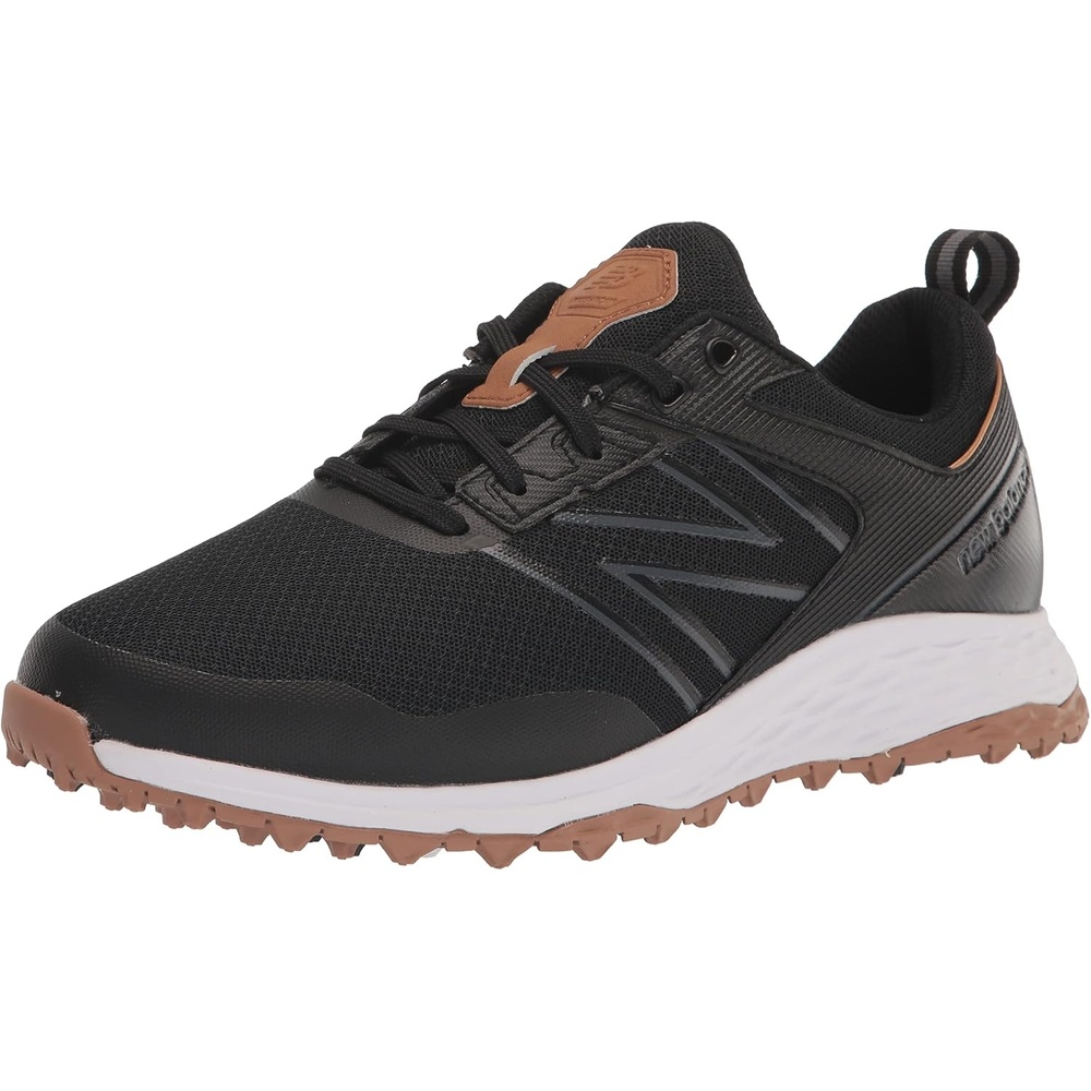 image:imageNew Balance Mens Fresh Foam Contend Golf ShoesBlackGum