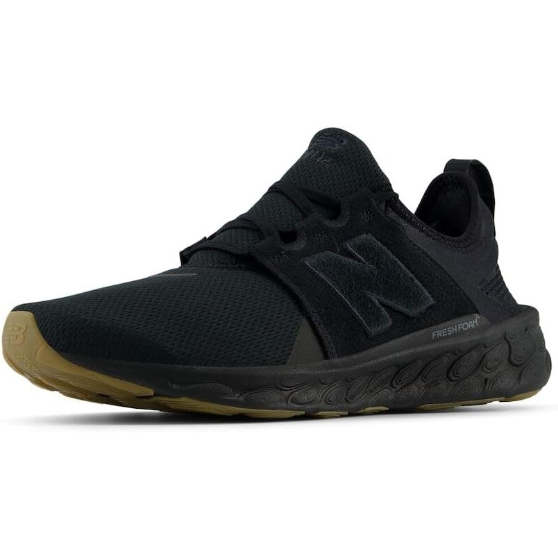 image:imageNew Balance Mens Fresh Foam X Cruz Artisan V3 ShoesBlackBlackGum 020