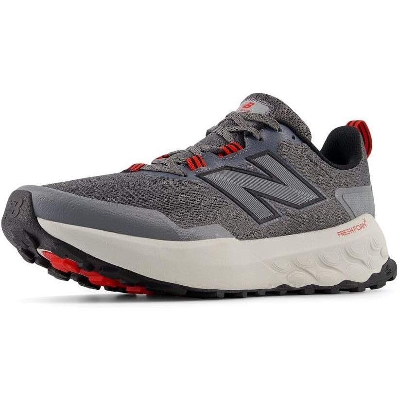 image:imageNew Balance Mens Fresh Foam X Garo V2 Trail Running ShoeCastlerockTrue RedSlate Grey