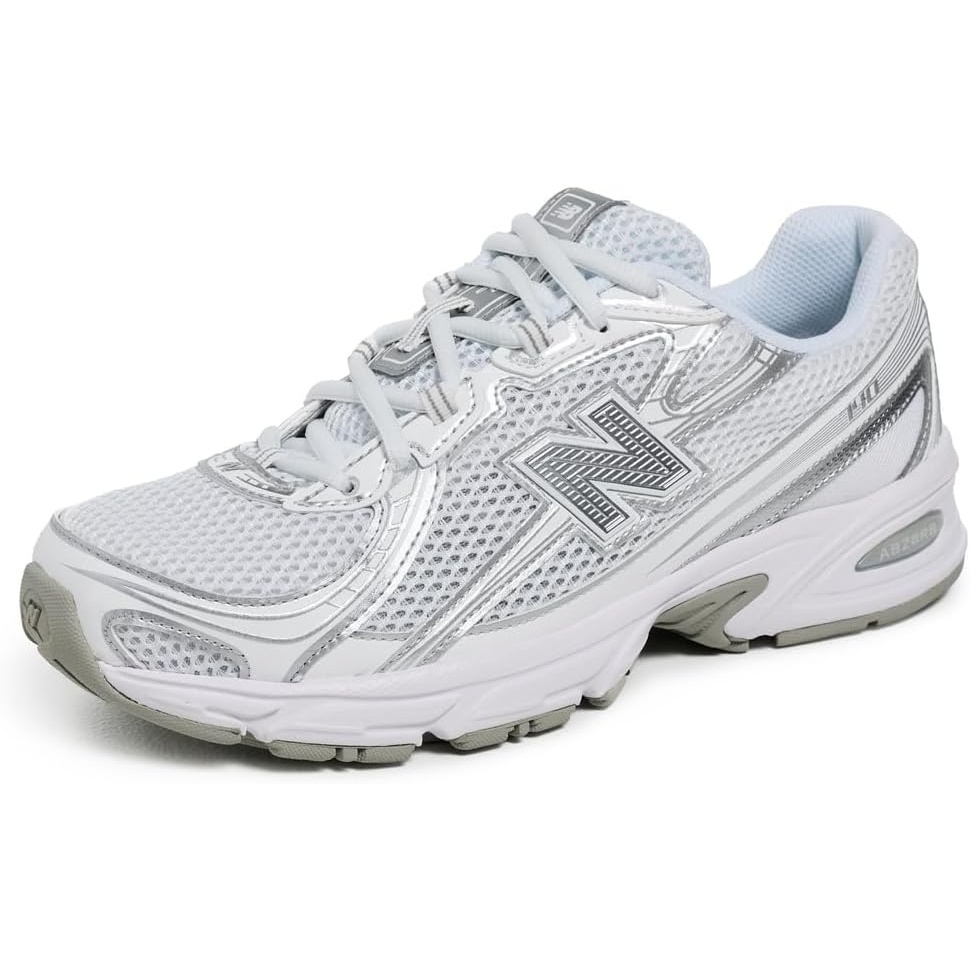 image:imageNew Balance Mens FuelCell 996 V4 Hard Court Tennis ShoeWhiteMetallic Silver 877 C