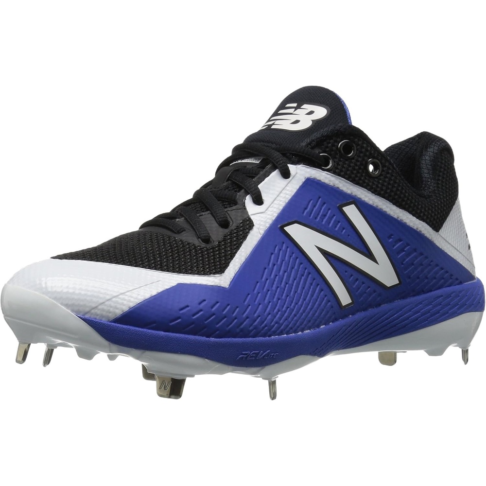 image:imageNew Balance Mens L4040v4 Metal Baseball ShoeBlackTeam Royal