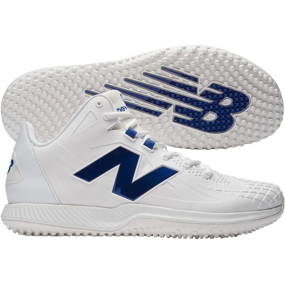 image:imageNew Balance Mens Ohtani 1 Baseball Turf Shoes WhiteBlue Medium 85