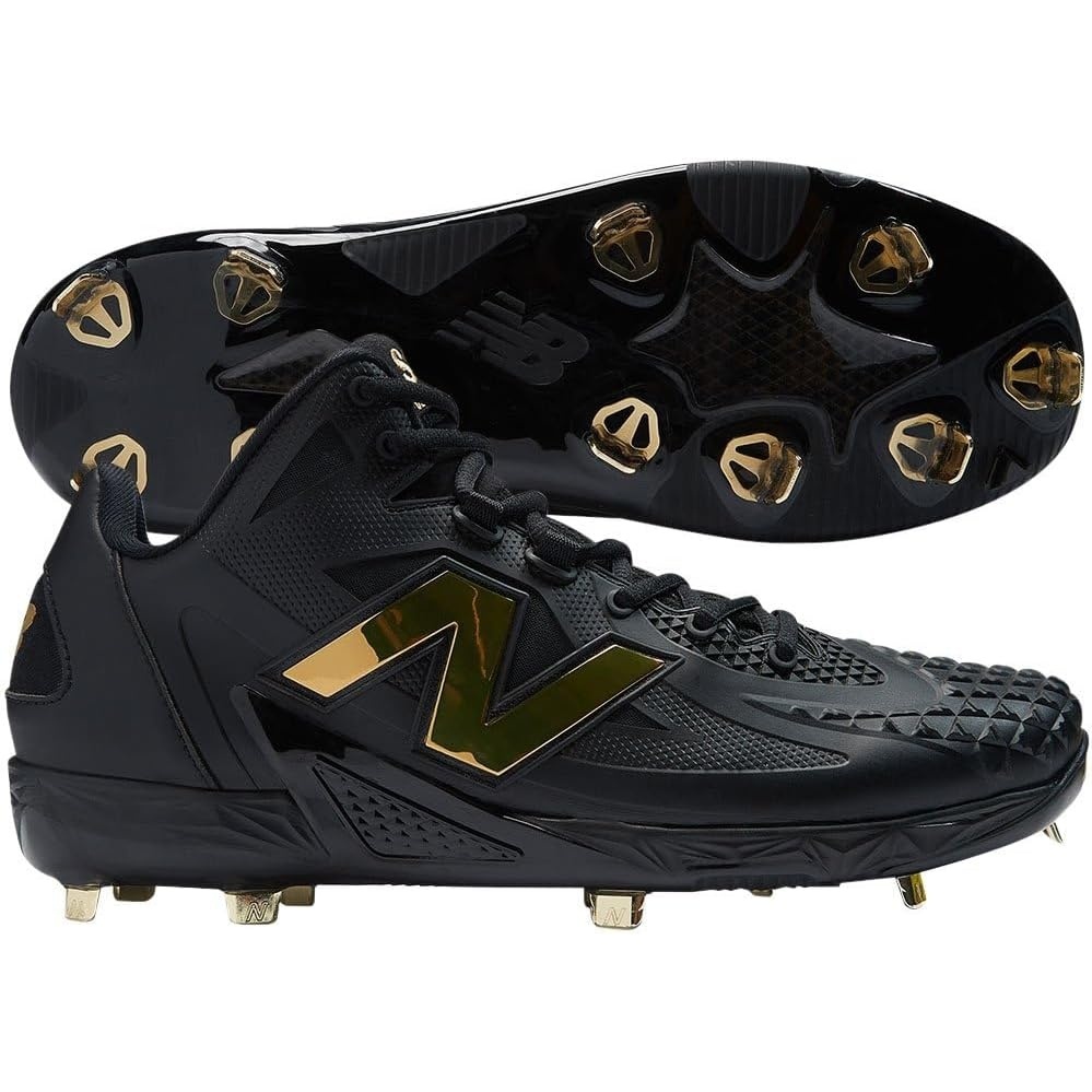 image:imageNew Balance Mens Ohtani 1 Metal Baseball Cleats BlackGold Medium 105