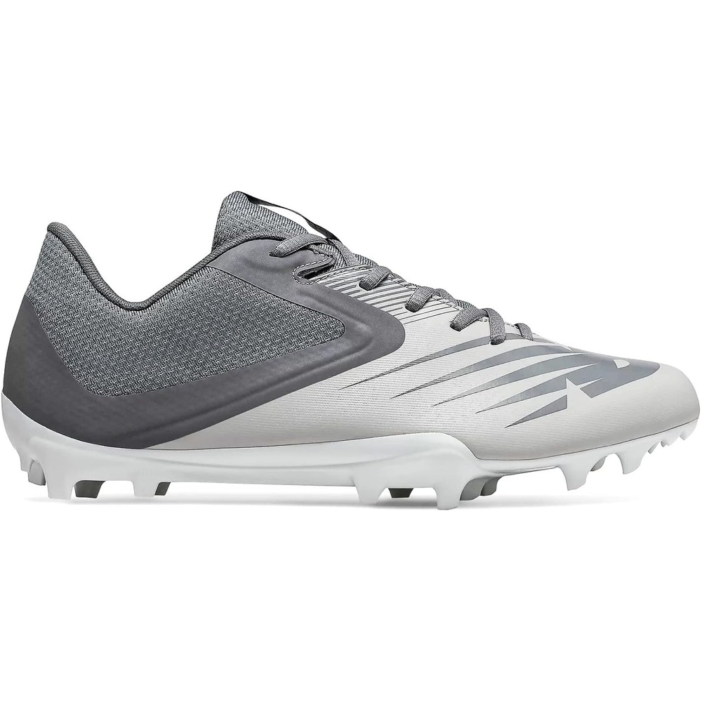 image:imageNew Balance Mens Rush V2 Low Lacrosse Shoe GreyWhite usFootwearSizeSystem Adult Men Numeric Medium Numeric14