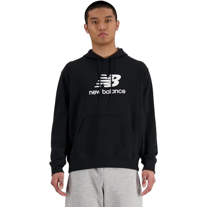 image:imageNew Balance Mens Sport Essentials French Terry Logo Hoodie Black XSmall