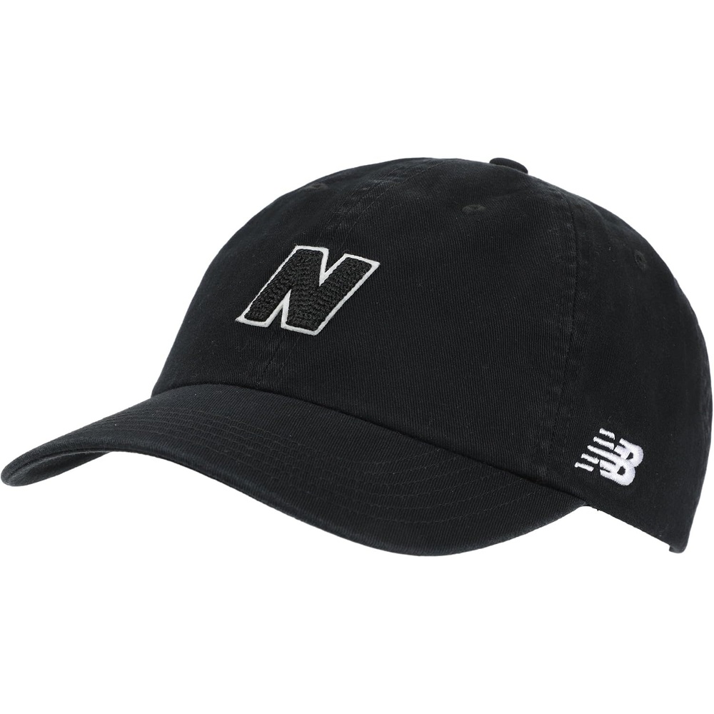 image:imageNew Balance Mens and Womens Block N 6Panel Snapback Hat Casual Wear One Size Fits MostV 20  Black