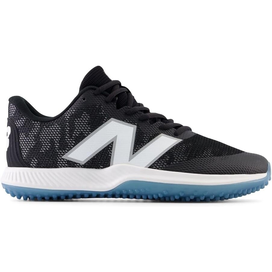image:imageNew Balance Unisex FuelCell 4040 V7 Turf Trainer Baseball ShoeBlackOptic WhiteMen 115  Women 13