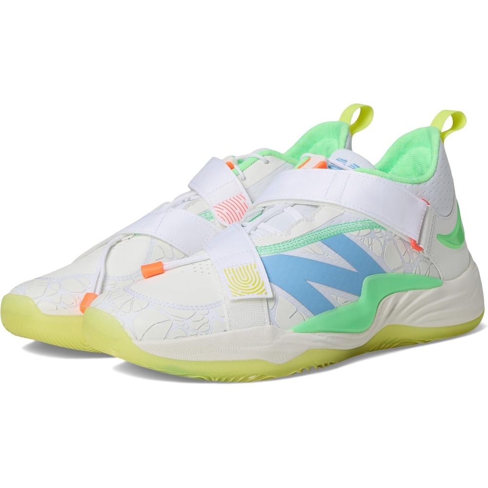 image:imageNew Balance Unisex FuelCell Lindor V2 Turf Baseball ShoeOptic WhiteNeon DragonflyCosmic PineappleMen 115  Women 13