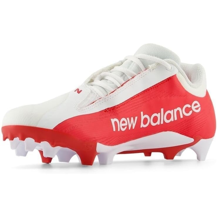 image:imageNew Balance UnisexAdult Burnx4Lacrosse ShoeWhiteRed