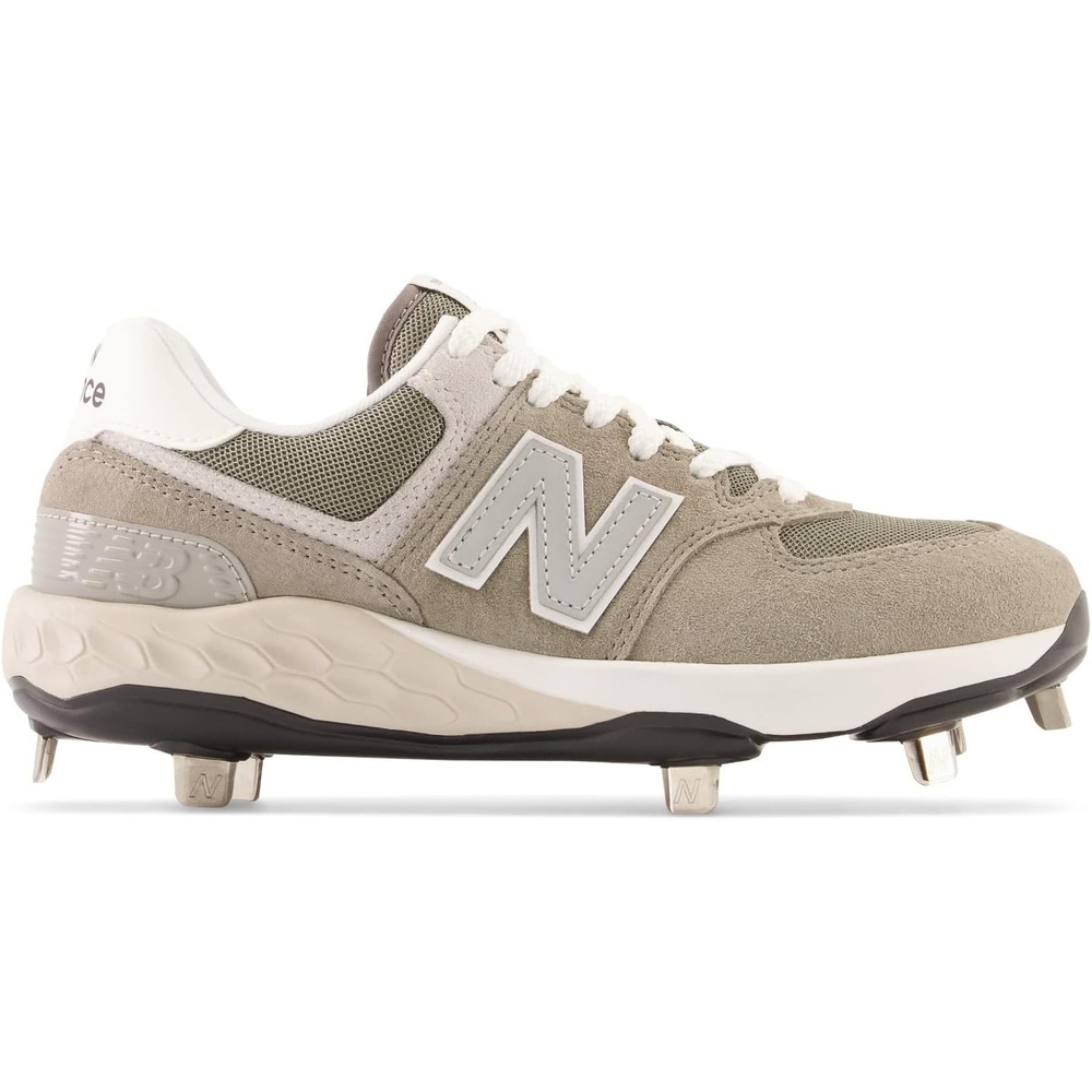 image:imageNew Balance Womens Fresh Foam 574 Low Metal Softball Cleat Grey Medium 75