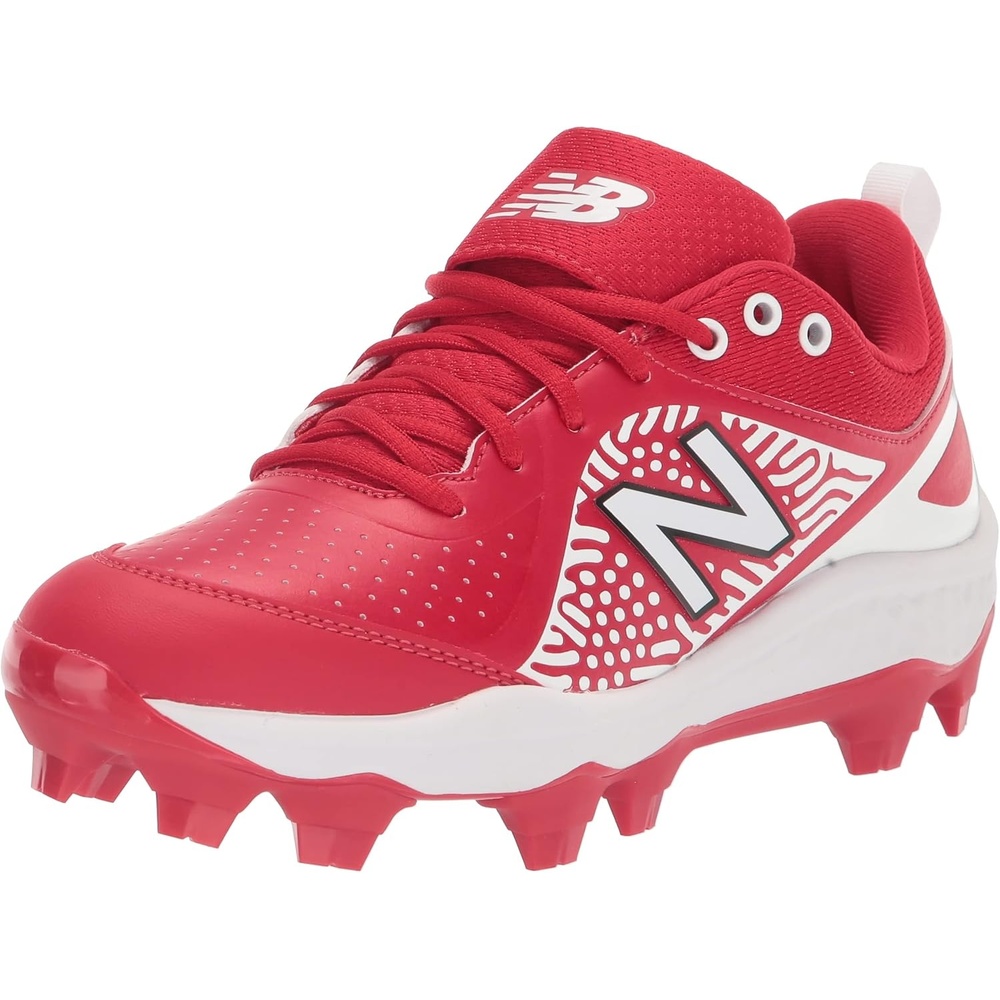 image:imageNew Balance Womens Fresh Foam Velo V2 Molded Softball ShoeRedWhite