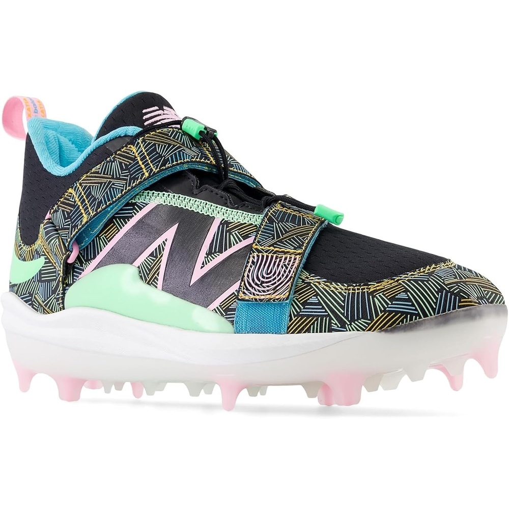 image:imageNew Balance Womens FuelCell Lindor 2 Comp SneakersBlackOrbit PinkElectric Jade