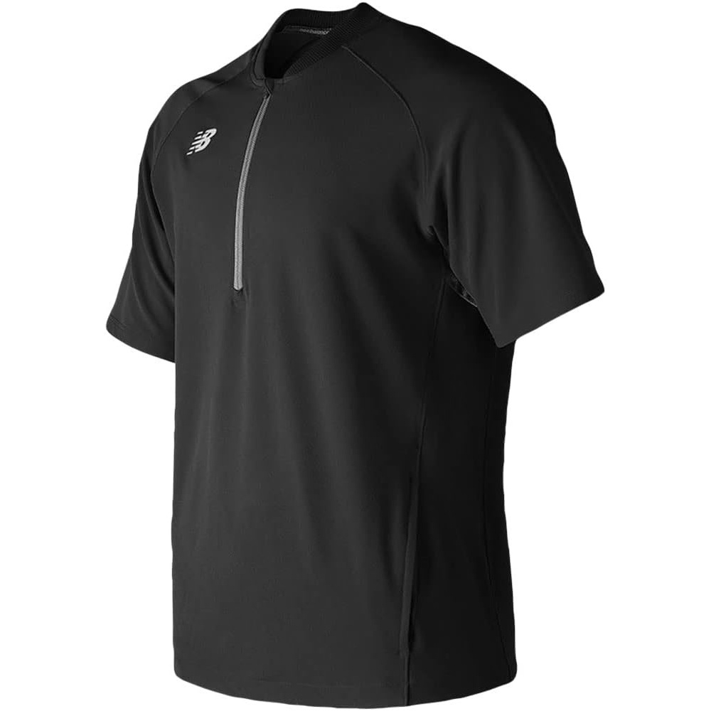 image:imageNew Balance Youth Short Sleeve 3000 Baseball Batting Jacket Black M
