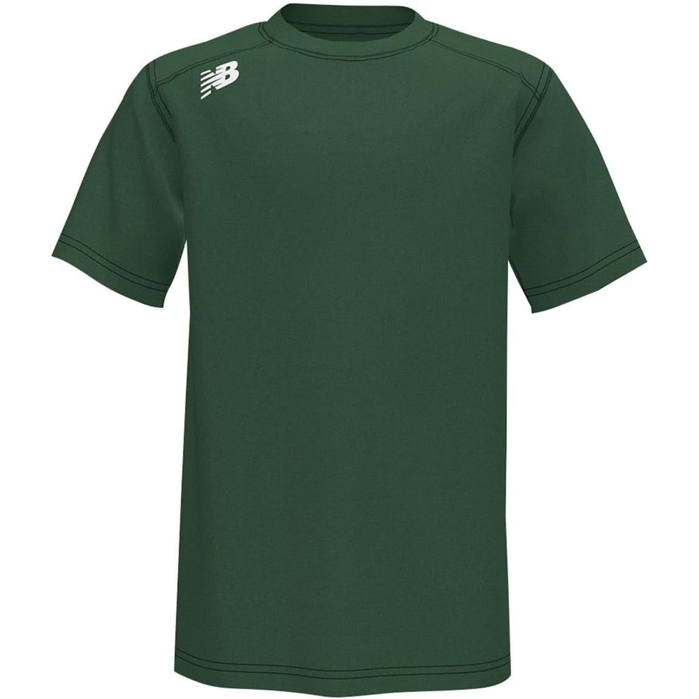 image:imageNew Balance Youth Tech Baseball TShirt Dark Green L